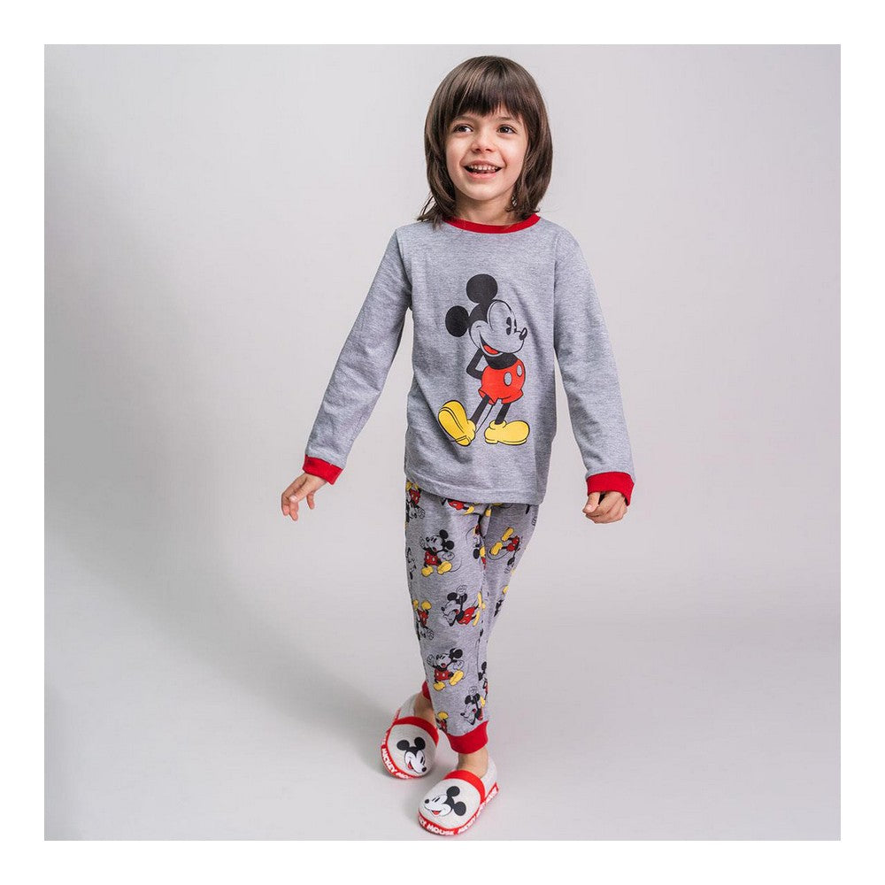 Nattdress Barne Mickey Mouse Grå