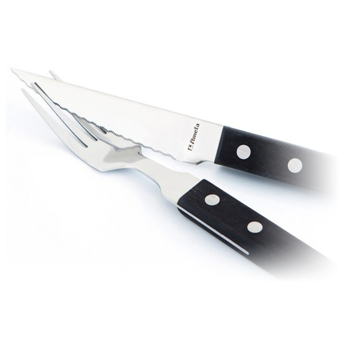 Gaffel-sett Amefa Pizza (12 pcs) Rustfritt stål
