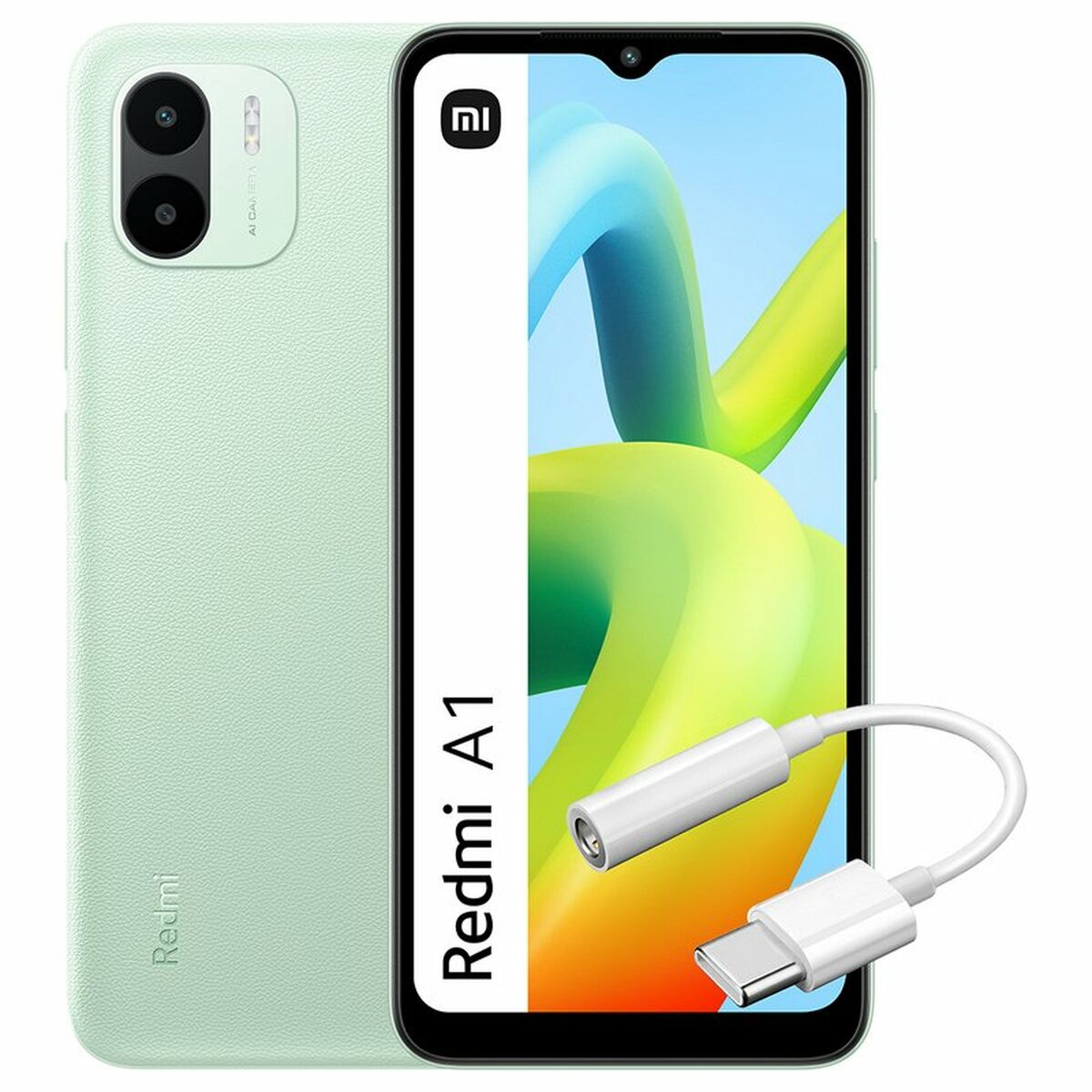 Smarttelefoner Xiaomi Redmi A1 Grønn 32 GB 6,52" 2 GB RAM 1 TB