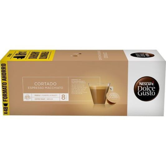 Kaffekapsler med Etui Nescafé Dolce Gusto Espresso Macchiato (48 uds)
