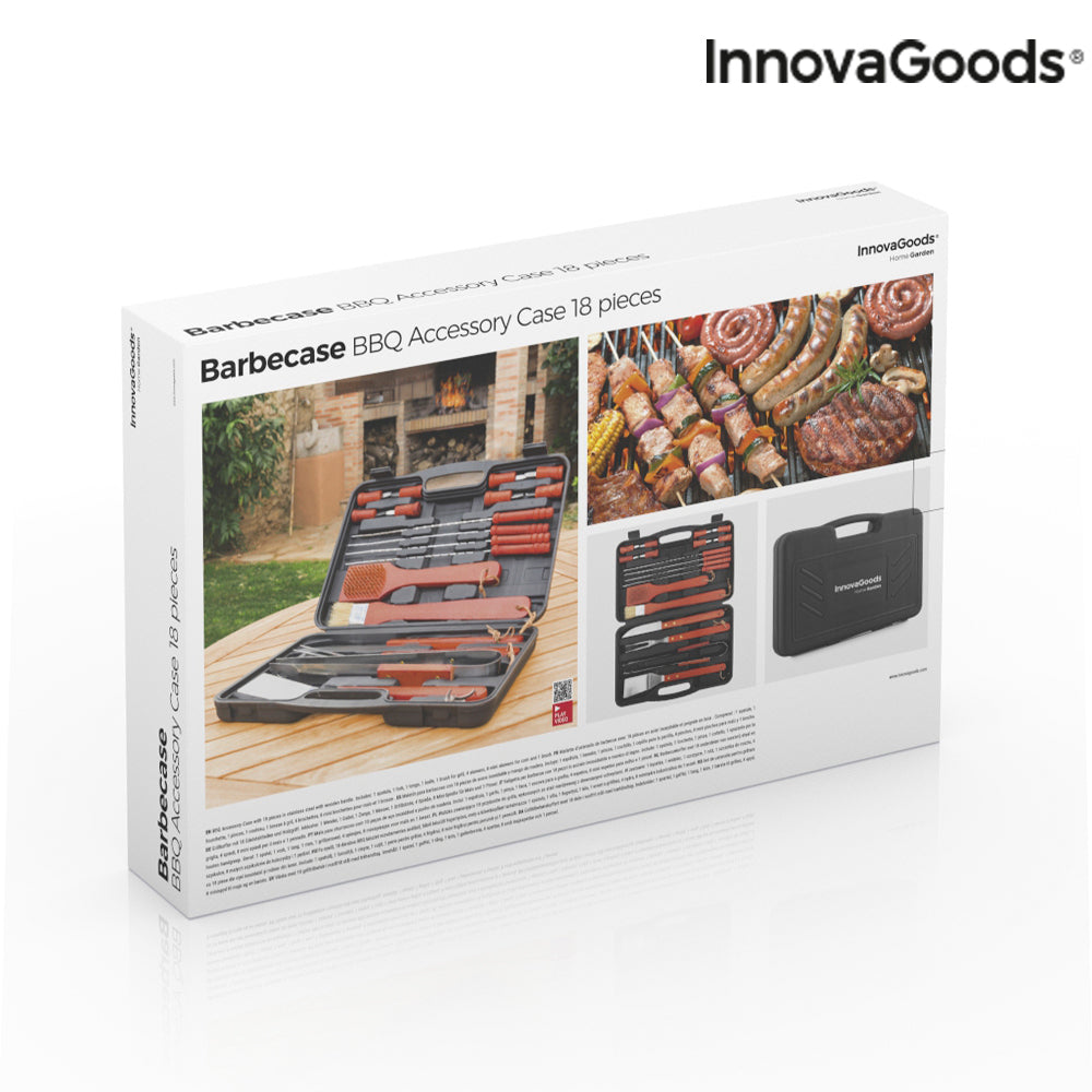 Grillkoffert Barbecase InnovaGoods 18 Deler
