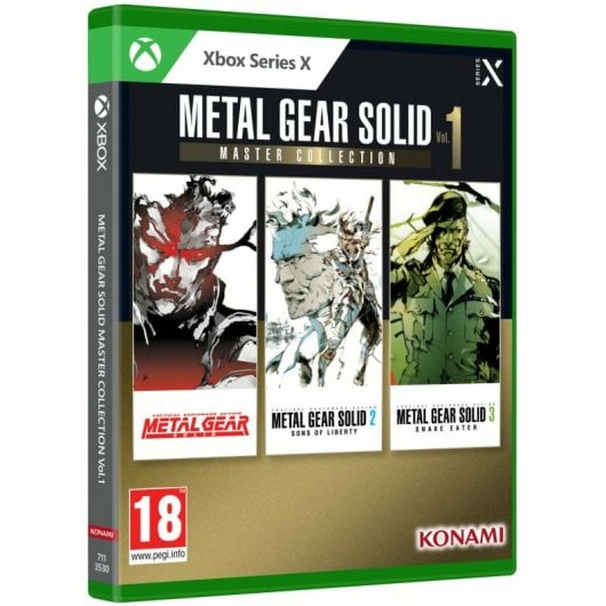 Xbox Series X videospill Konami Holding Corporation Metal Gear Solid: Master Collection Vol.1