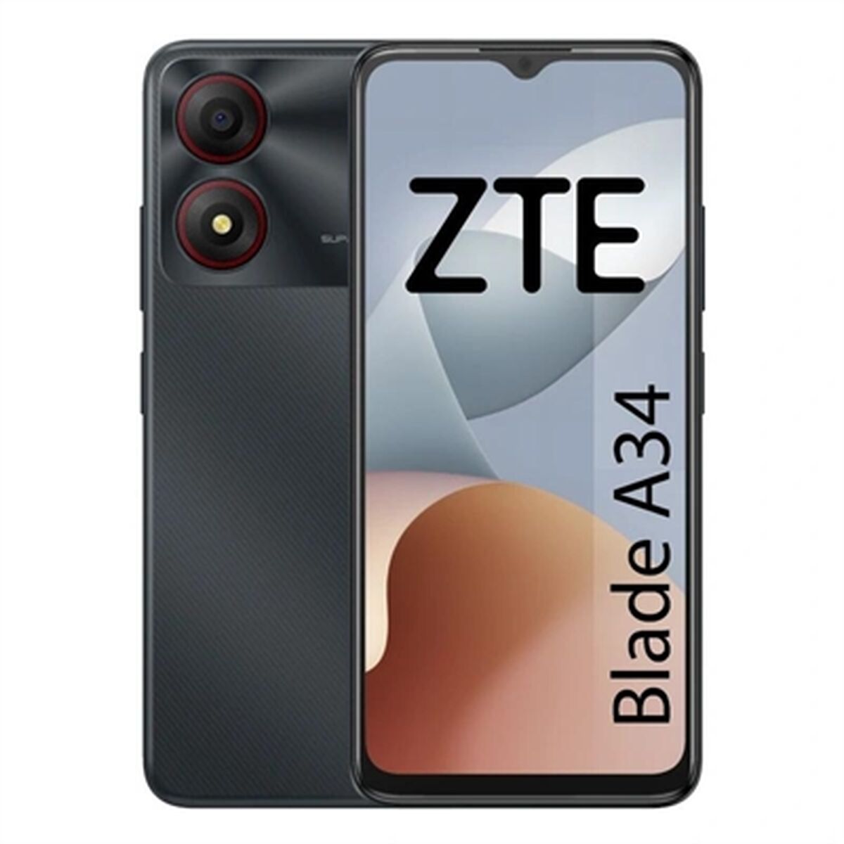 Smarttelefoner ZTE Blade A34 6,6" Octa Core 2 GB RAM 64 GB Grå