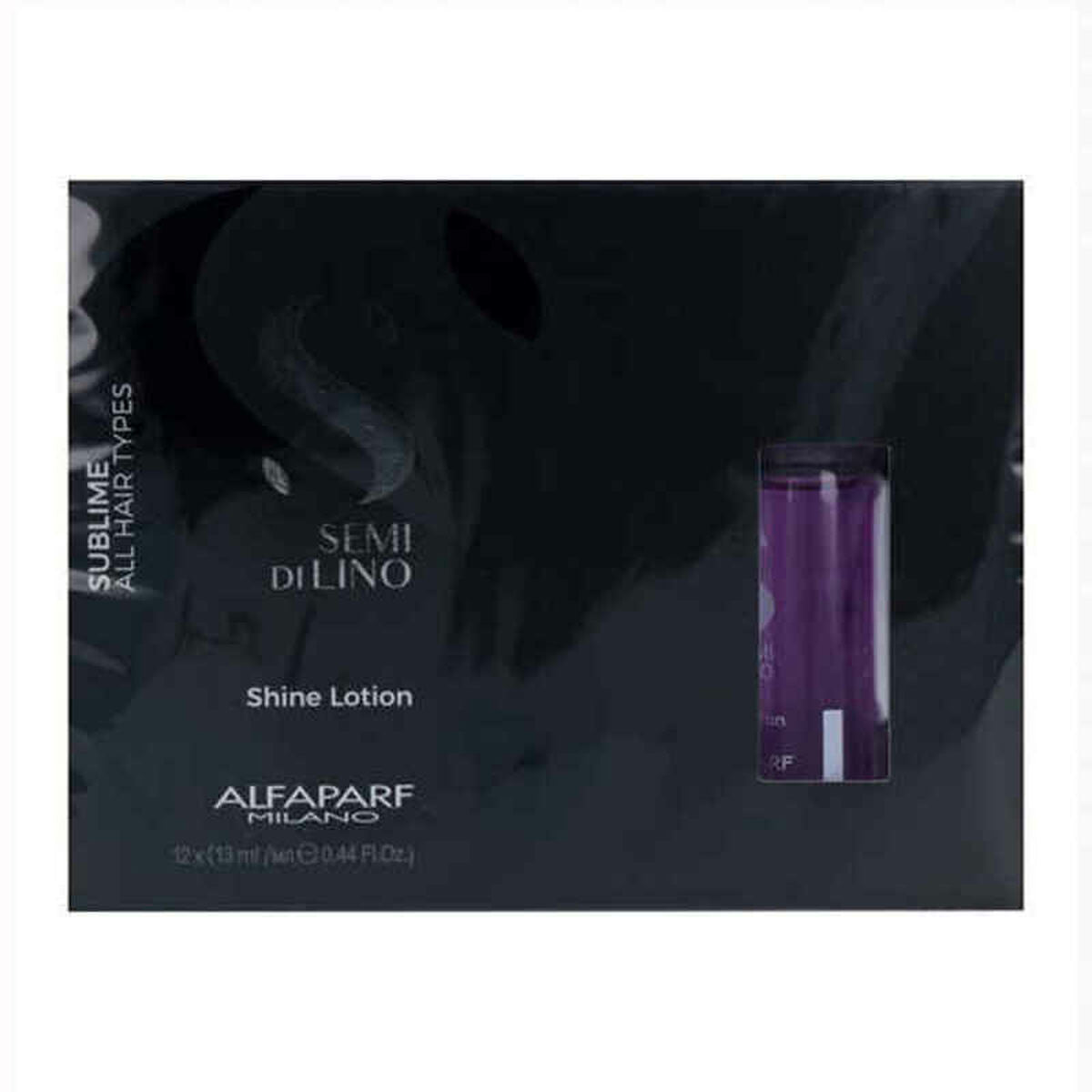 Behandling for å beskytte håret Semi di Lino Sublime Shine Lotion Alfaparf Milano (12 x 13 ml)