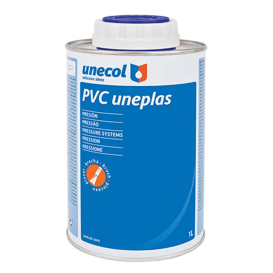 Adhesive for PVC pipe Unecol Uneplas A2040 Malebørste 1 L