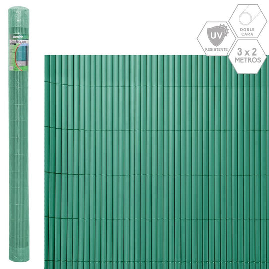 Hagegjerde Grønn PVC 1 x 300 x 200 cm
