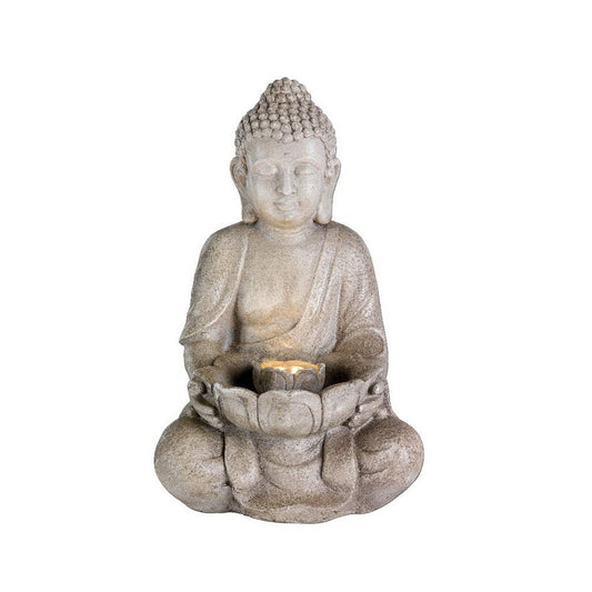 Hagefontene Lumineo Buddha Keramikk (28 x 29,5 x 45 cm)