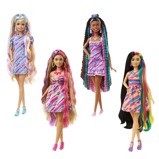Dukke Barbie Totally Hair 9 Deler