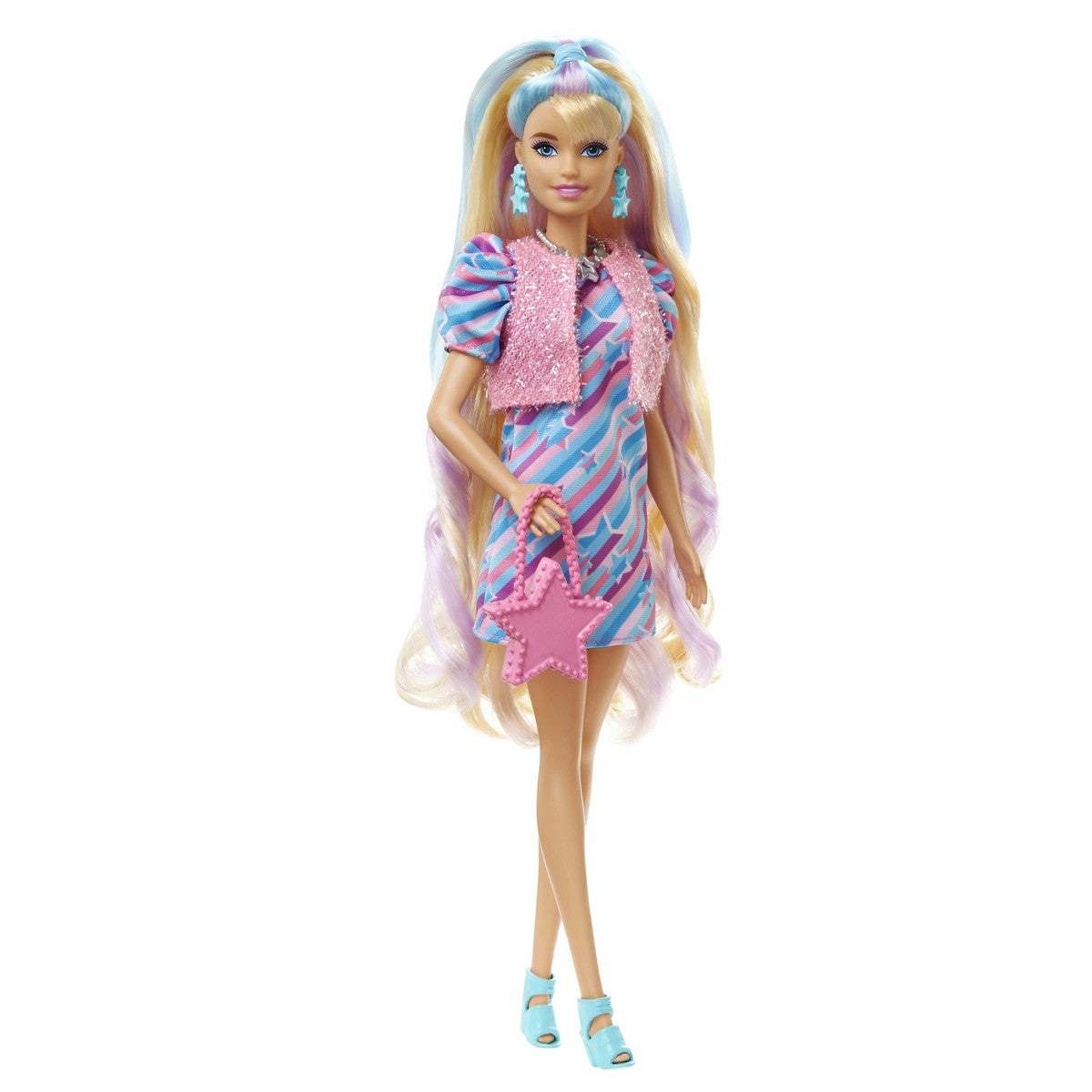 Dukke Barbie Totally Hair 9 Deler