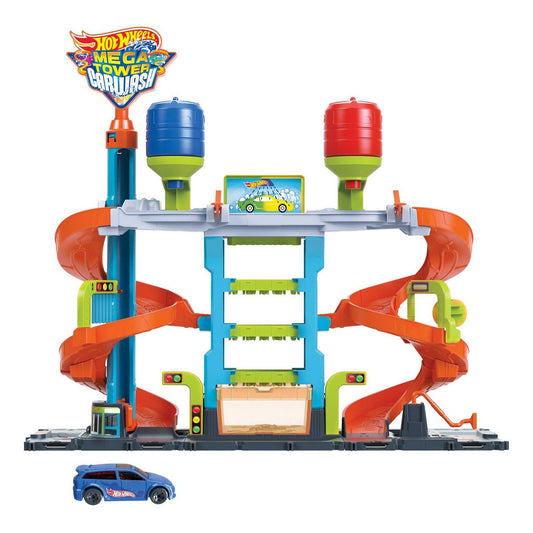Aktivitetssenter Hot Wheels Mega Tower Carwash 41,55 x 51,77 cm