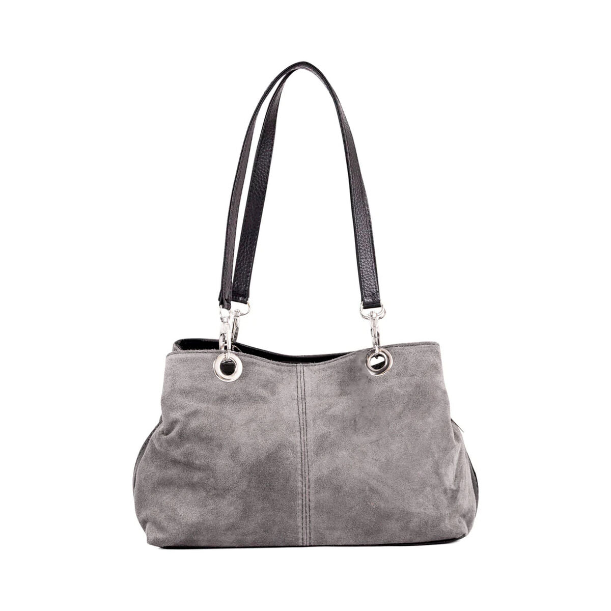 Håndveske for Kvinner Firenze Artegiani WLB300303-DARK-GREY Grå (26 x 15 x 10 cm)