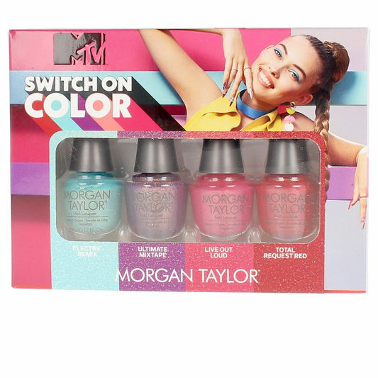 Sminkesett Morgan Taylor Switch On Color (4 pcs)