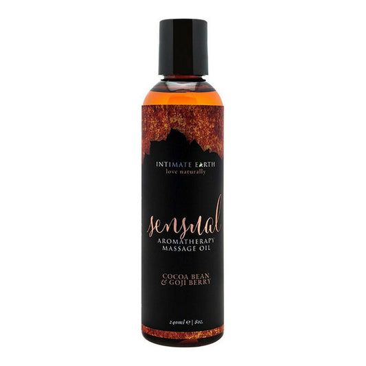 Massasjeolje Sensuell 240 ml Intimate Earth Søt (40 ml) (240 ml)