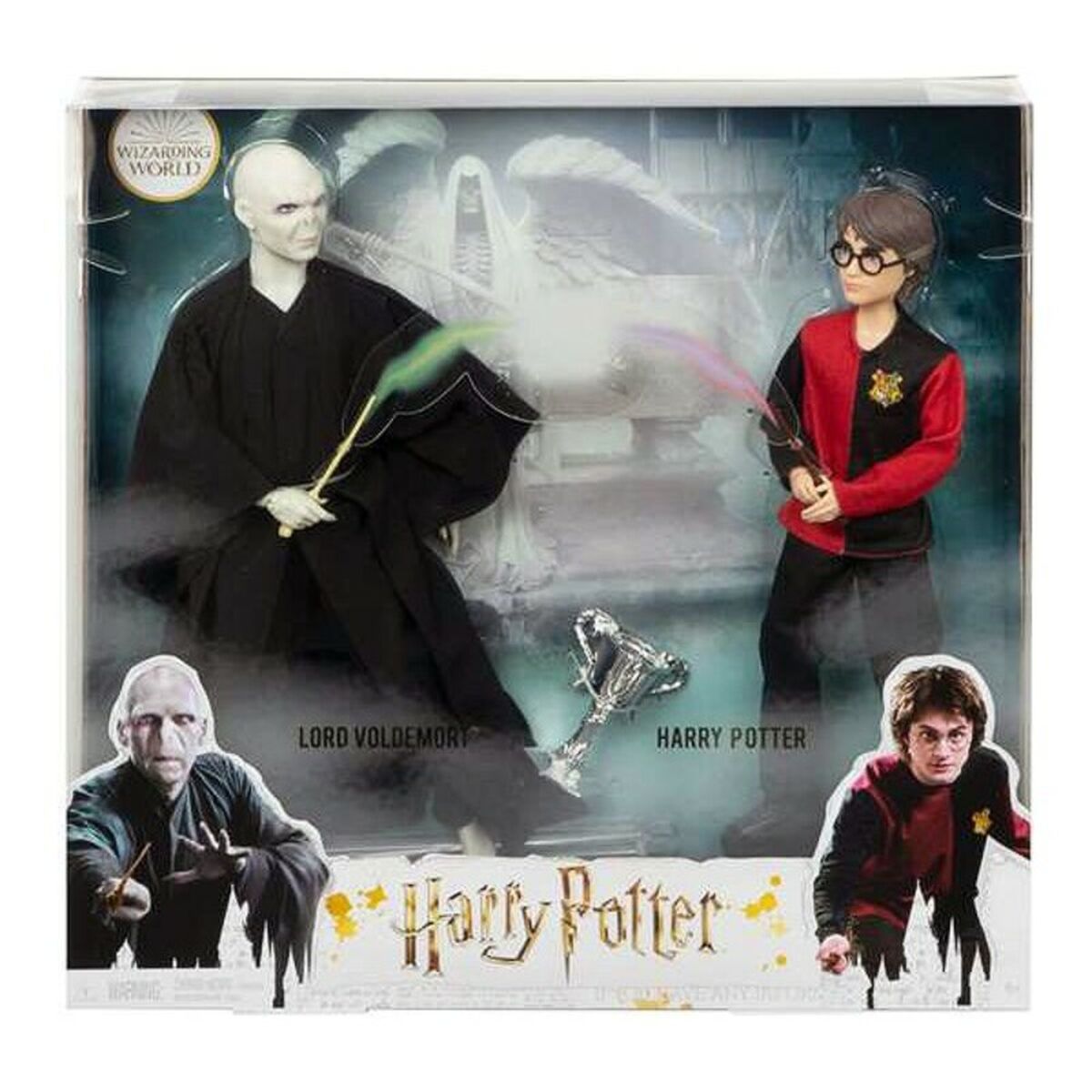 Sett med figurer Harry Potter vs Voldemort Mattel GNR38