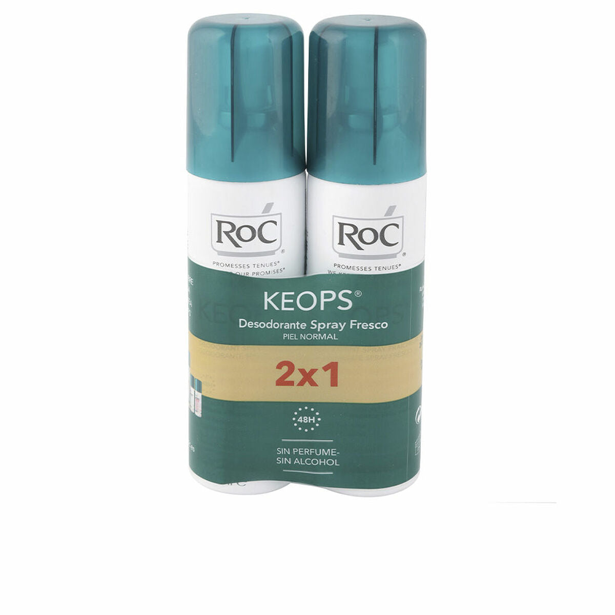 Spray Deodorant Roc Keops Spray Frisk (2 x 150 ml)