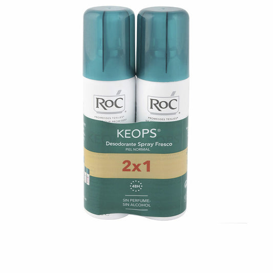 Spray Deodorant Roc Keops Spray Frisk (2 x 150 ml)