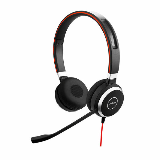 Hodetelefoner med Mikrofon Jabra 6399-823-189         Svart