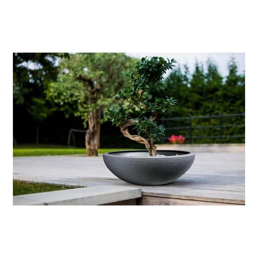 Dekorative Pongponger EDA Graphit Washbasin Plast Mørke Grå (Ø 59 x 21 cm)