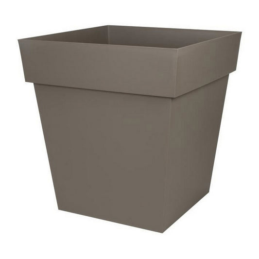 Dekorative Pongponger EDA Tuscan Baige polypropylen Kvadrat (49,5 x 49,5 x 52,5 cm)