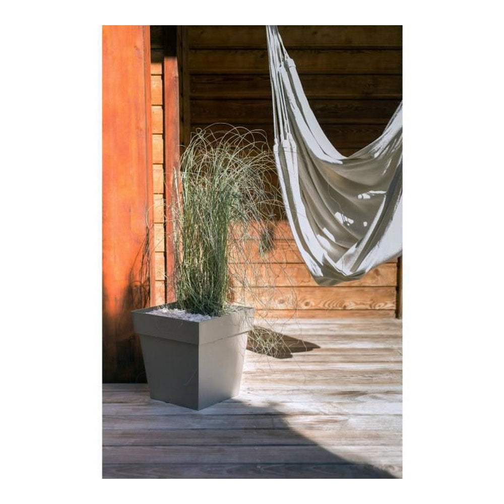Dekorative Pongponger EDA Tuscan Baige polypropylen Kvadrat (49,5 x 49,5 x 52,5 cm)