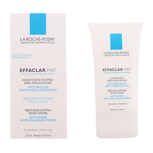 Fuktighetsgivende Matt Væske Effaclar Mat La Roche Posay