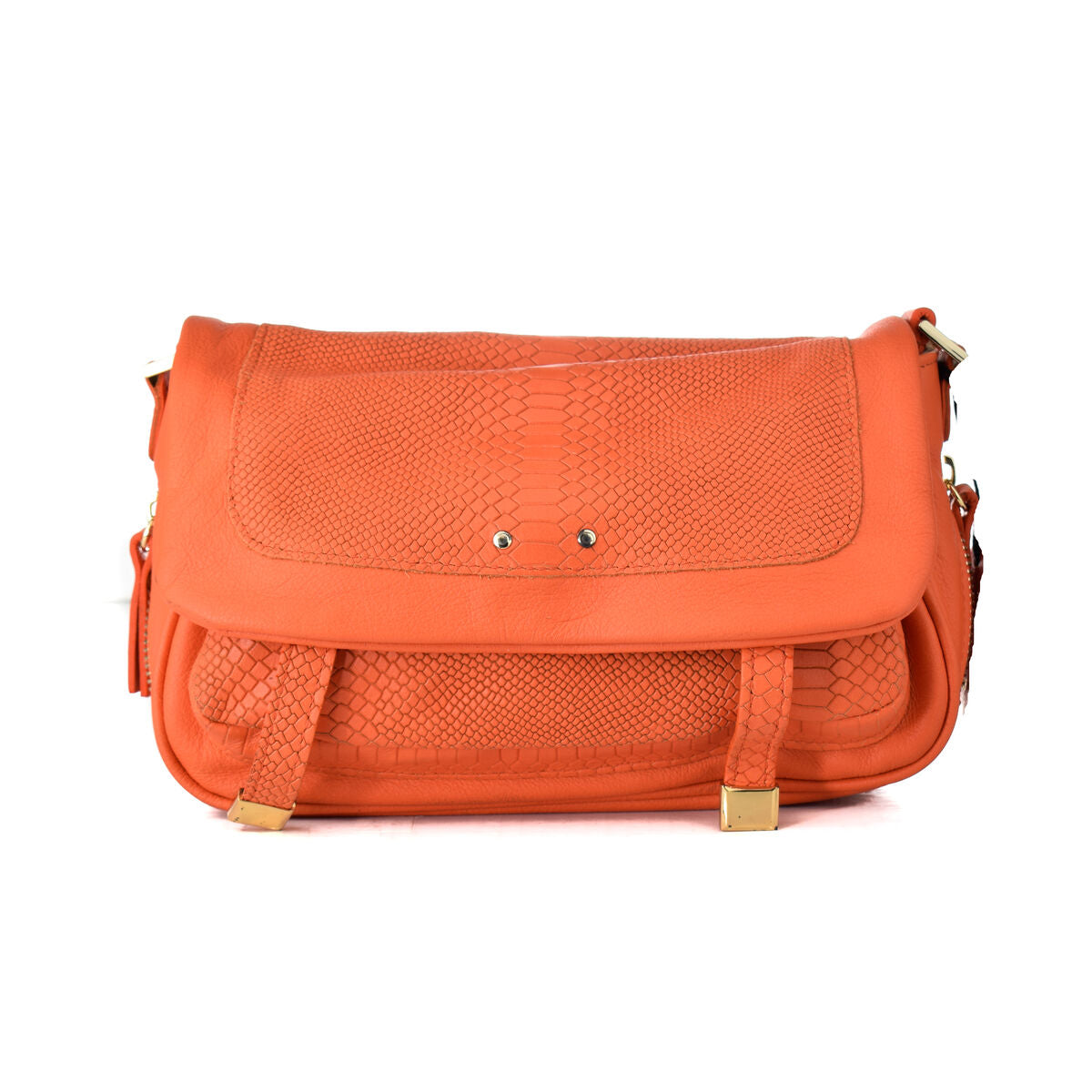 Håndveske for Kvinner Minelli MC-619B Oransje (22 x 14 x 9 cm)