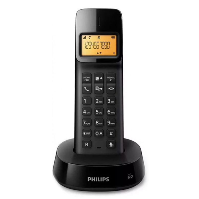 Trådløs Telefon Philips D1601B/01 1,6" 300 mAh GAP Svart