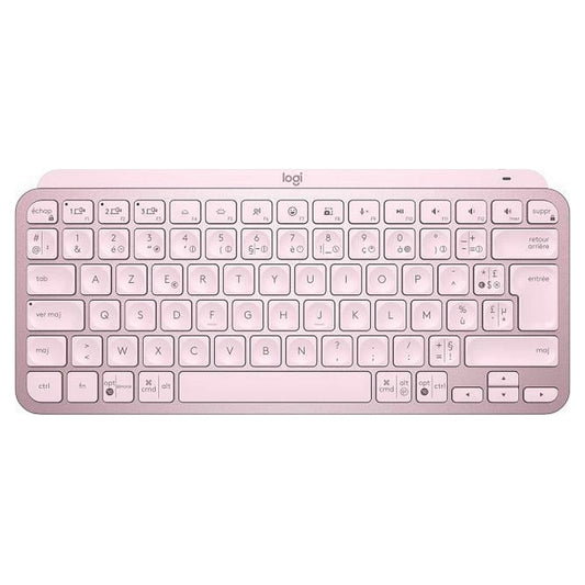 Trådløs Tastatur Logitech MX Keys Mini Rosa AZERTY