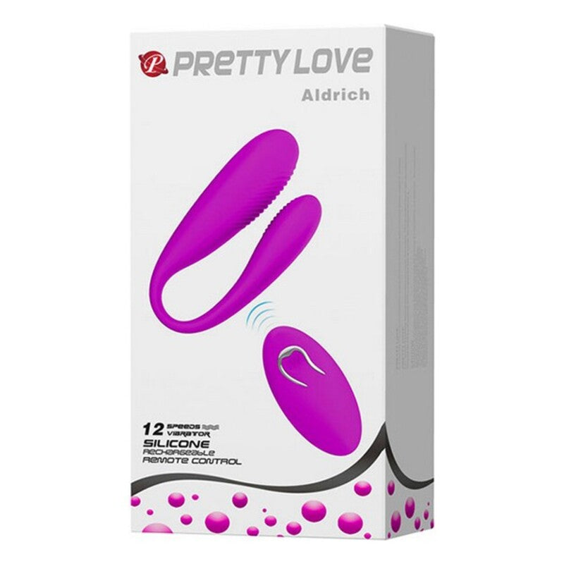 Dobbel Stimulering Vibe Pretty Love Aldrich Rosa