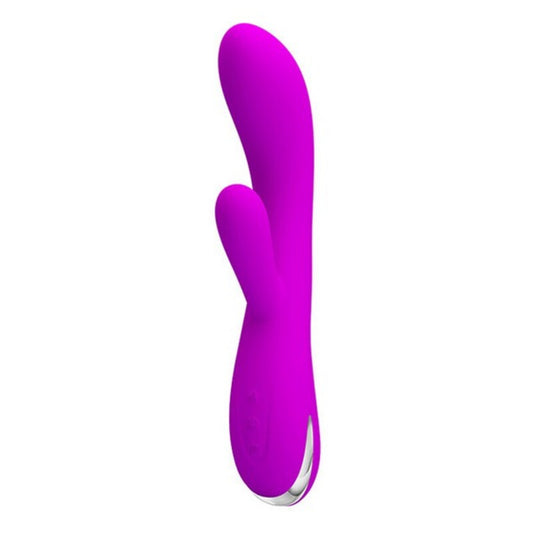 Dobbel Stimulering Vibe Pretty Love Wilbur Rosa (11 cm)