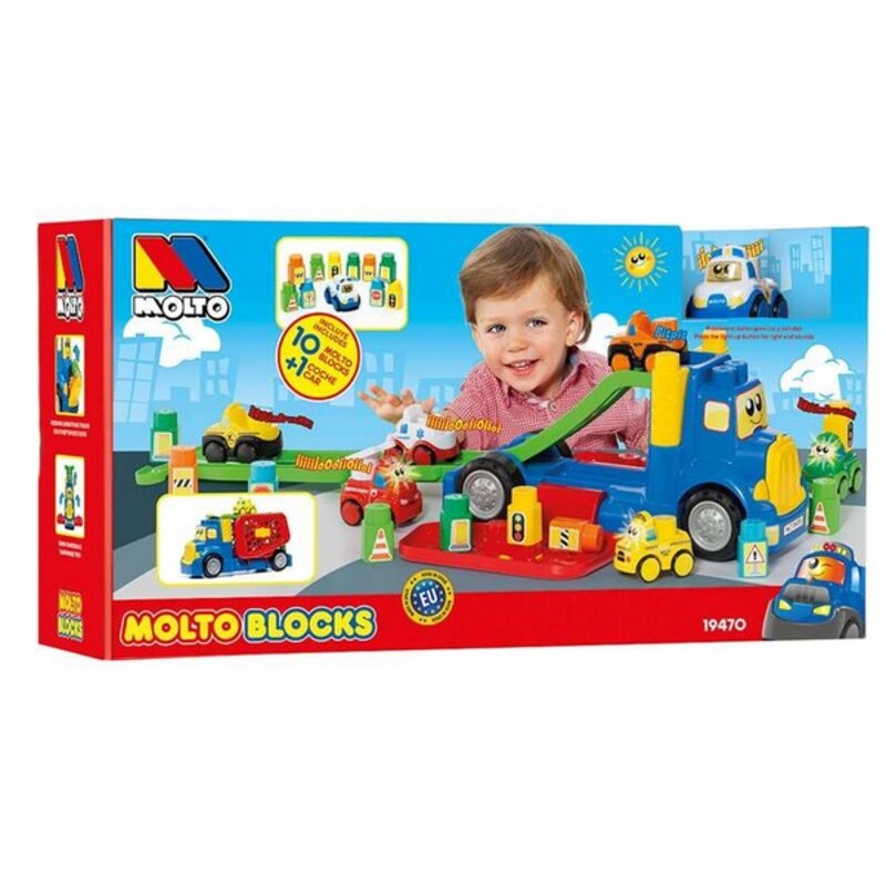 Lastbil med Byggeblokker Moltó (82 cm) (10 pcs)