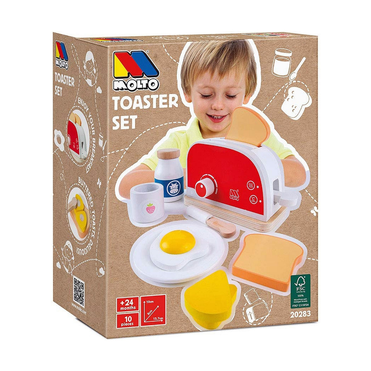 Brødrister Moltó Toaster Set
