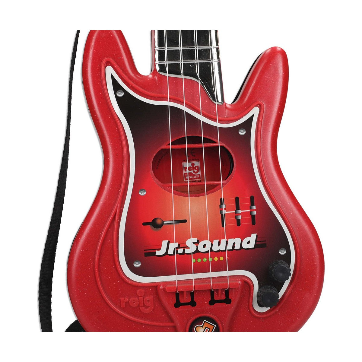 Babygitar Reig Mikrofon Rød