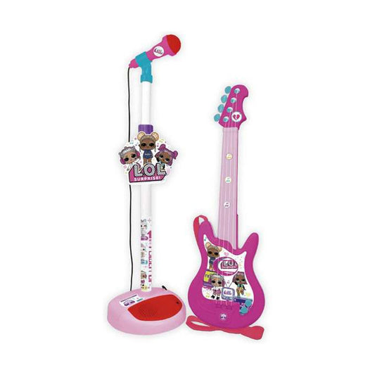 Babygitar Reig Lol Surprise Mikrofon Rosa