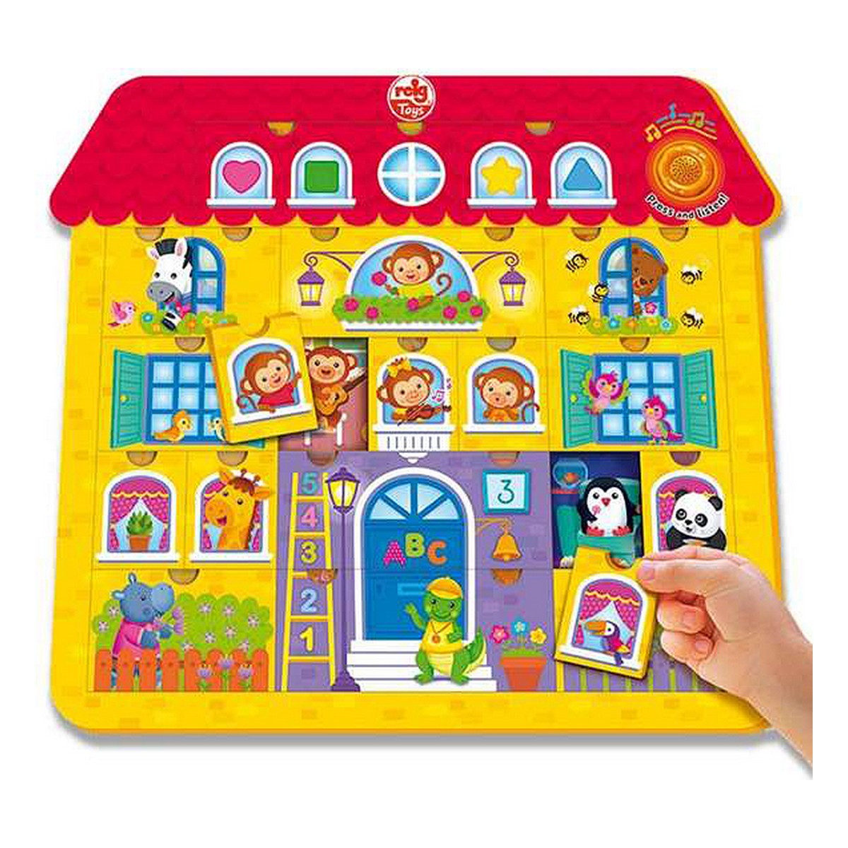 Puslespill Reig Constructor House Musikal 21 Deler (17 x 37 x 41,5 cm)