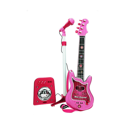 Babygitar Reig Mikrofon Rosa