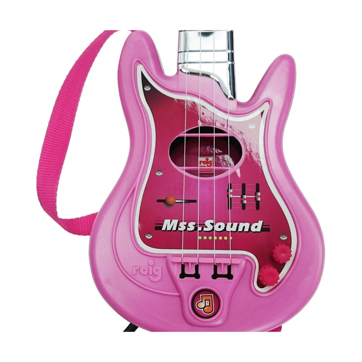 Babygitar Reig Mikrofon Rosa