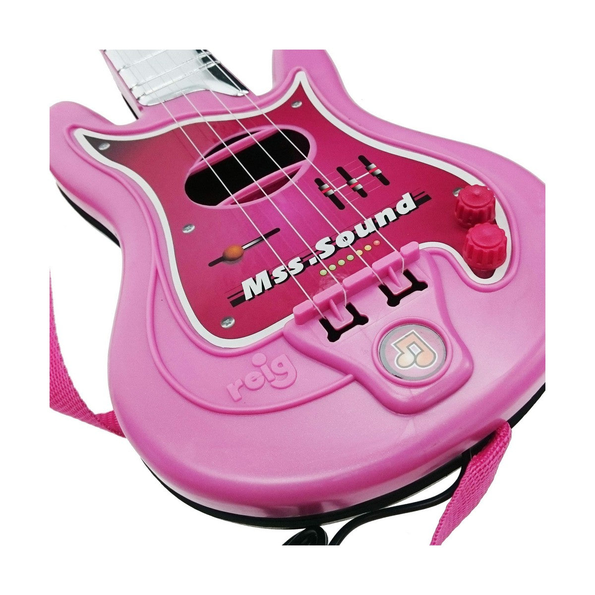 Babygitar Reig Mikrofon Rosa