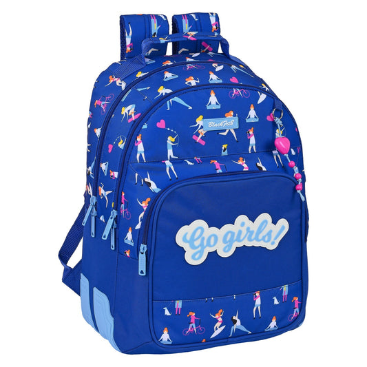Skolebag BlackFit8 Go Girls Blå (32 x 42 x 15 cm)