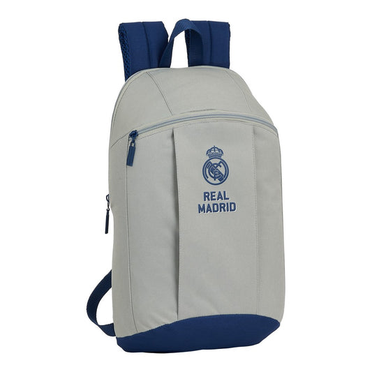 Uformell ryggsekk Real Madrid C.F. Stone Grå Marineblå (22 x 39 x 10 cm)