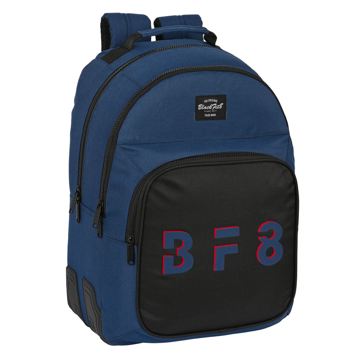 Skolebag BlackFit8 Urban Svart Marineblå (32 x 42 x 15 cm)