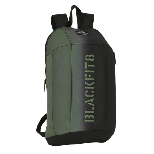Barnebag BlackFit8 Gradient Mini Svart Militærgrønn (22 x 39 x 10 cm)