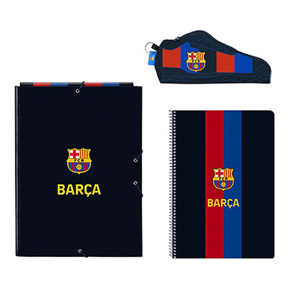 Sett med Skrivesaker F.C. Barcelona 3 Deler