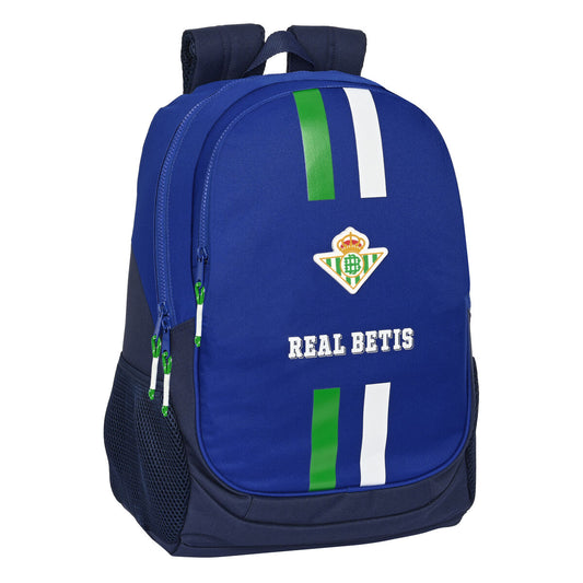 Skolebag Real Betis Balompié Blå (32 x 44 x 16 cm)