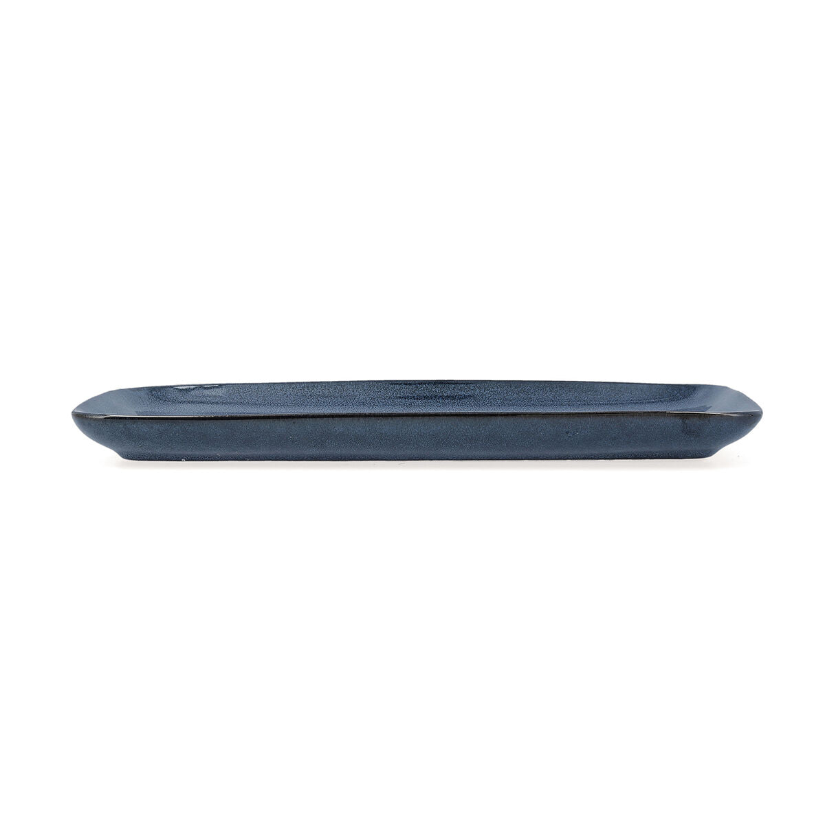 Serveringsfat Bidasoa Ikonic Keramikk Blå (28 x 14 cm) (Pack 4x)