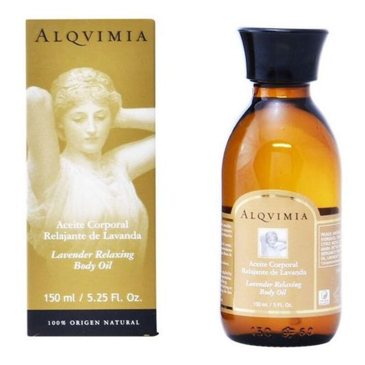 Avslappende kroppsolje Lavender Oil Alqvimia (150 ml)