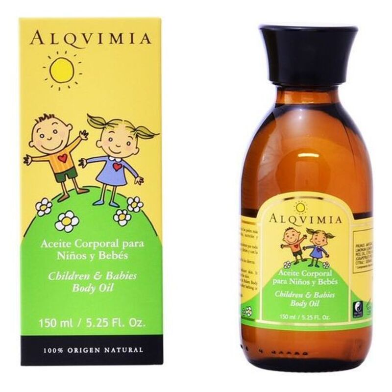 Kroppsolje for barn og babyer Alqvimia (150 ml)