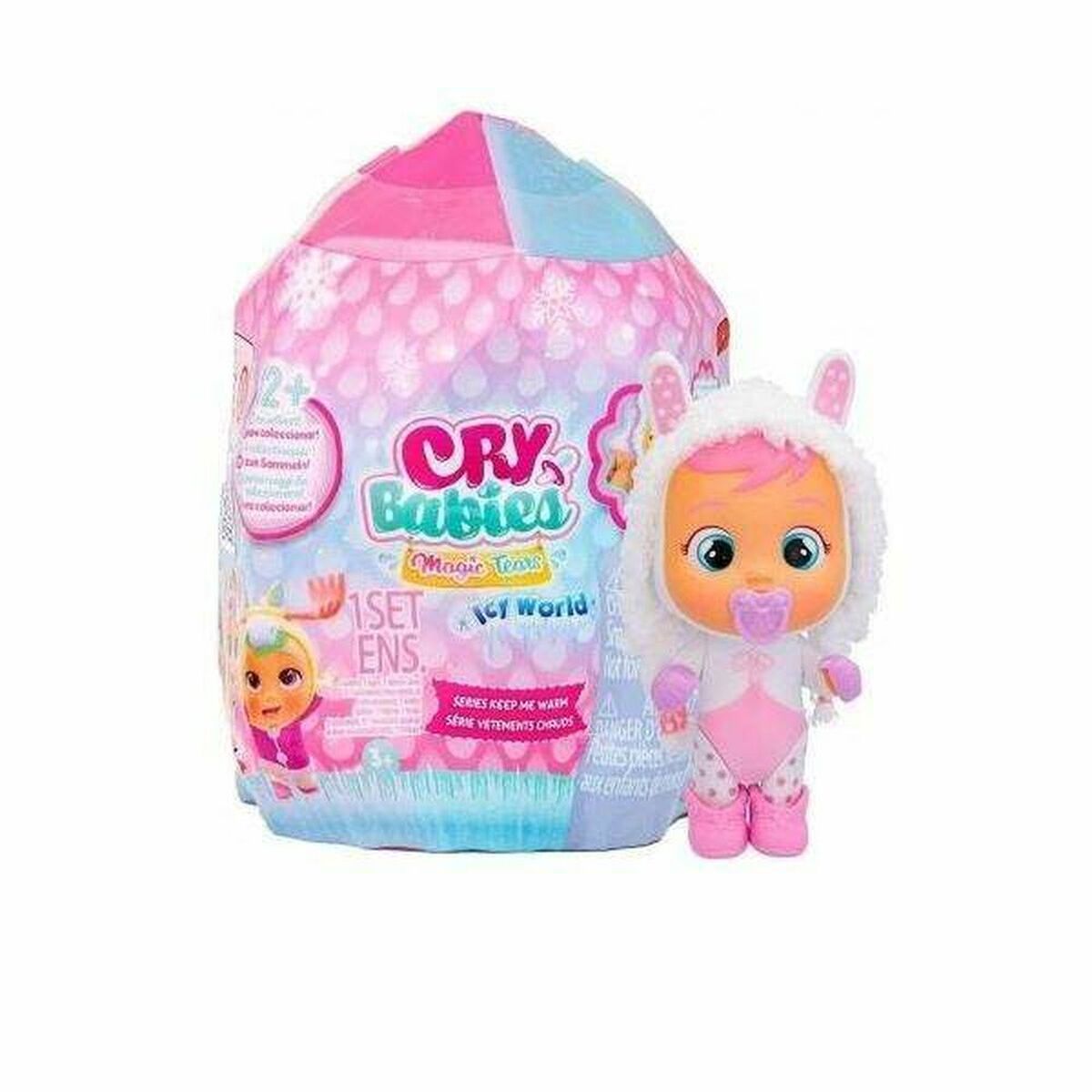 Babydukke Cry Babies Keep Me Warm