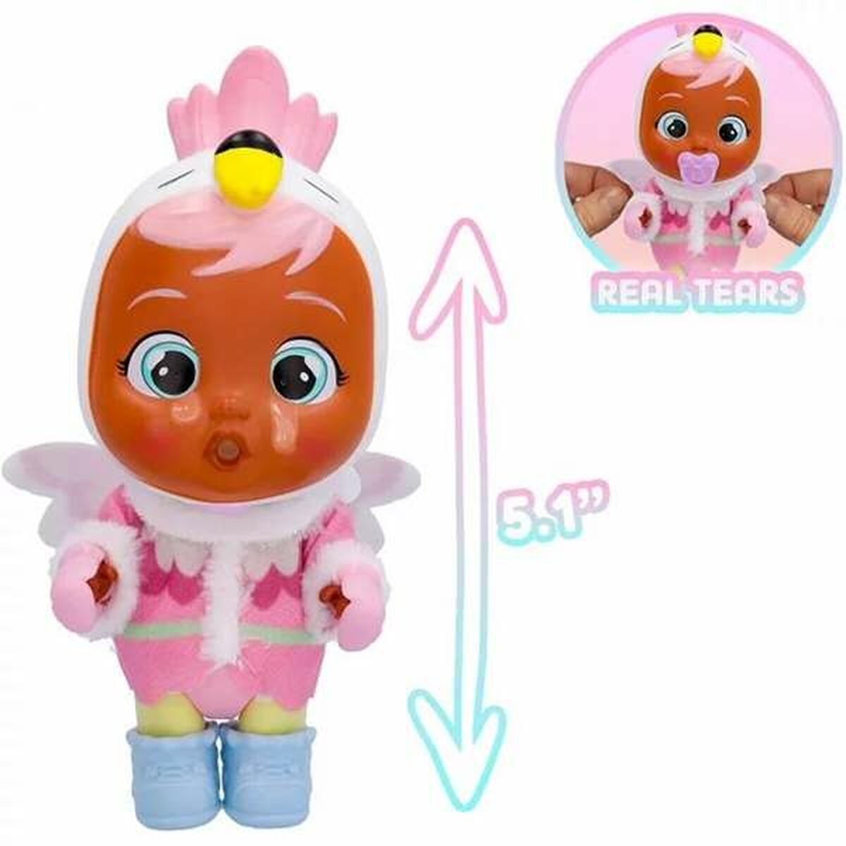 Babydukke Cry Babies Keep Me Warm