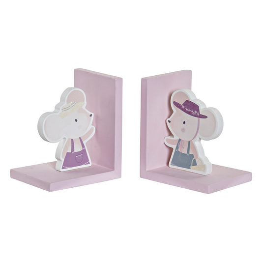 Kirjatuki DKD Home Decor Tre MDF (2 pcs) (12.5 x 9.5 x 14.5 cm)